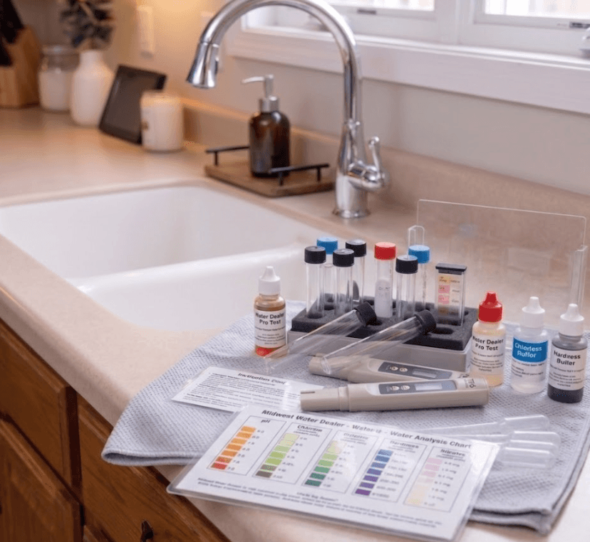 Water test kit and equipment